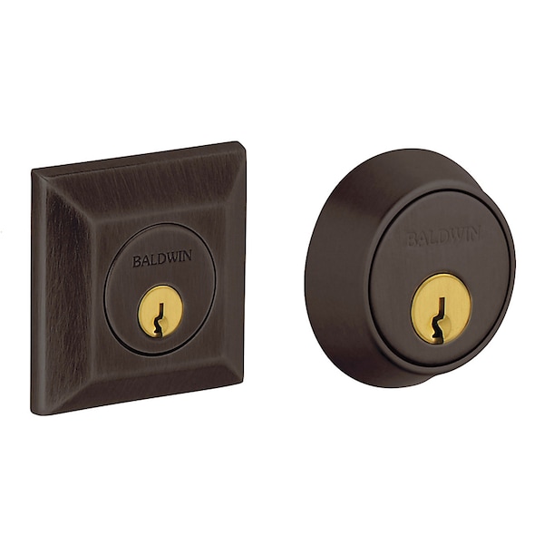Baldwin Estate Venetian Bronze Deadbolts - 8255.112