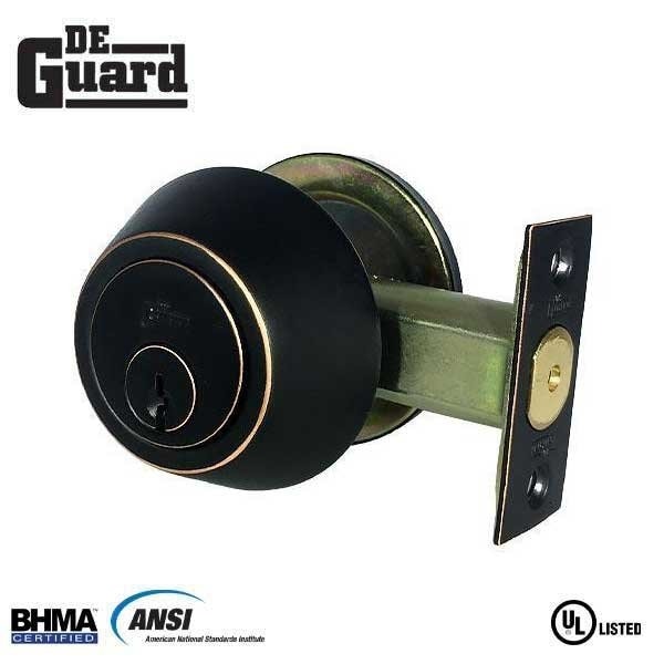 Deguard Premium Single Sided Deadbolt ORB Finish - KW1 - DDB01-ORB-KW1