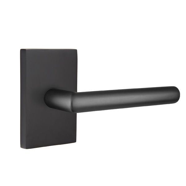 Emtek Flat Black Passage 5112STUUS19LH - 5112STUUS19LH