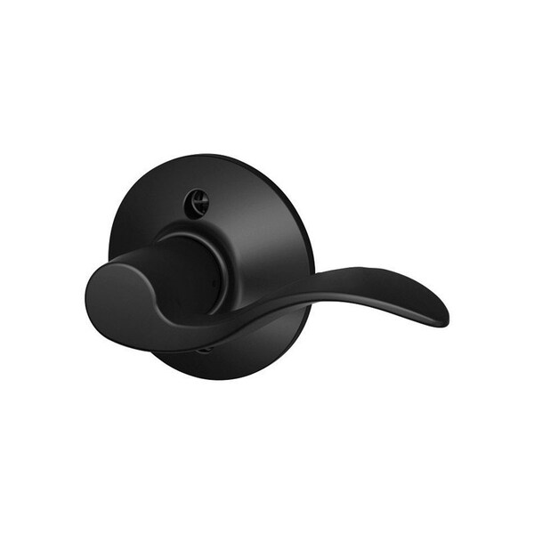 Schlage Schlage Accent Matte Black Dummy Lever Right Handed - F170ACC622RH