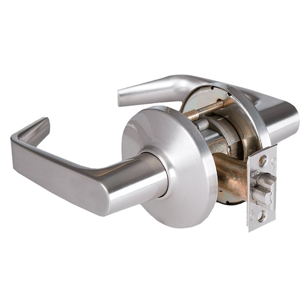 Best Grade 1 Passage Cylindrical Lock, 15 Lever, D Rose, Non-Keyed, Satin Chrome Finish, 5-in Backset - 9K50N15DS3626