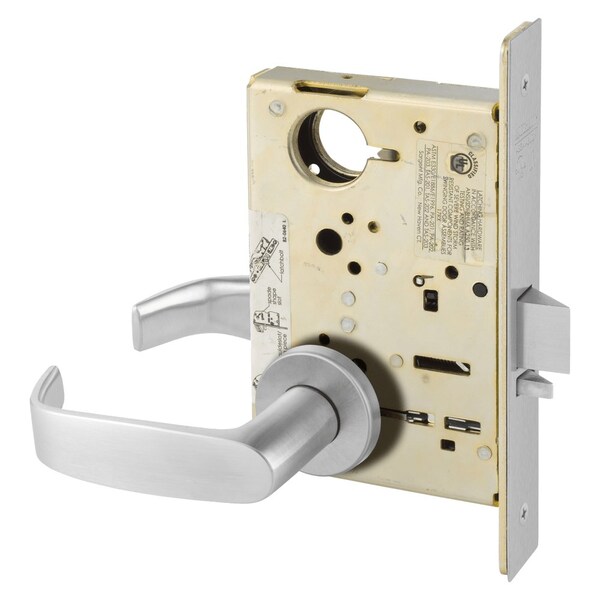 Sargent Grade 1 Classroom Security Intruder Deadbolt Mortise Lock, L - Lever, LN - Rose, Field Reversible, L - LC-8239 LNL 26D