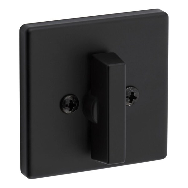 Kwikset UL Rated One Sided Turn Square Deadbolt with 2-3/8in Round Corner Latch and Dual RCS and 5303 - 663SQT-514.UL.DS
