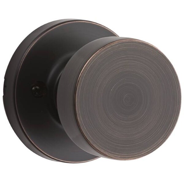 Kwikset Pismo Knob w/Round Rose Single Dummy Loc - 97880-935