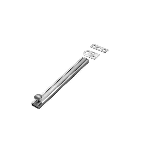 Don-Jo 1638-605 24 in. Polished Brass Surface Bolt - 1638 605