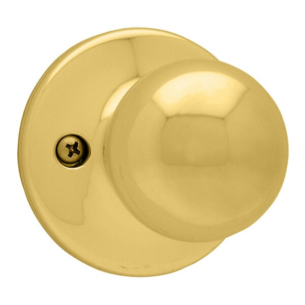 Kwikset Kwikset Polo Polished Brass Dummy Knob Right or Left Handed - 94880-367