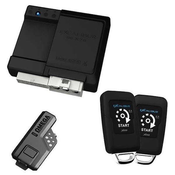 Excalibur Alarms Excalibur Alarms RS271 1500 ft. 1-Button Remote Start Keyless Entry System - RS271