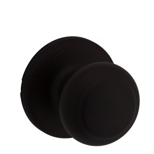 Kwikset Kwikset: Cove Knob Matte Black Finish - KWS-200CV-514-6AL-RCS