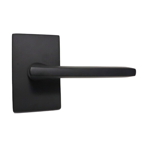 Emtek Helios Lever Right Hand 2-3/8 in Backset w/Radius Latch Strike Passage for 1-1/4 in to 2 in Door - 5112HLOUS19RH.RLS