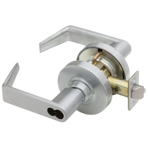 Schlage Commercial Schlage Commercial ND53JRHO626 ND Series Entry Large Format  Rhodes 13-247 Latch 10-025 Strike - ND53JRHO626