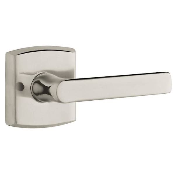 Baldwin Soho Lever Lifetime Bright Nickel Door Levers Lifetime Bright Nickel - 5485V.055.LMR