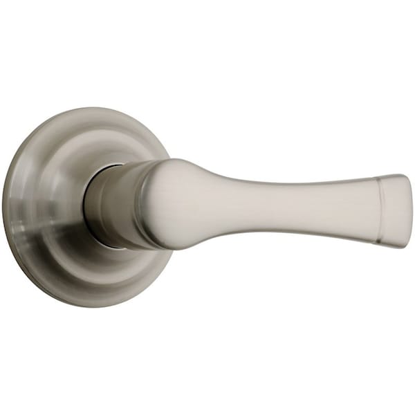 Brinks Commercial Brinks Push Pull Rotate Harper Satin Nickel Passage Lever KW1 1.75 in. - 23051-119