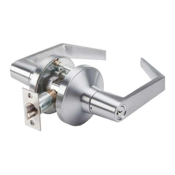 Pdq Door Lever Lockset, PHL Angled Style - GP 148  PHL 626 234 ASA  SCC