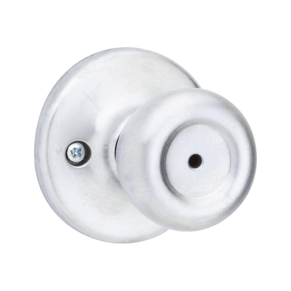 Kwikset Kwikset Tylo Satin Chrome Privacy Knob Right or Left Handed - 93001-871