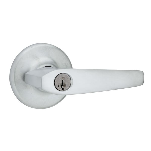 Kwikset Door Lever Lockset, Mechanical, Entrance - 405DL 26D SMT 6AL RCS