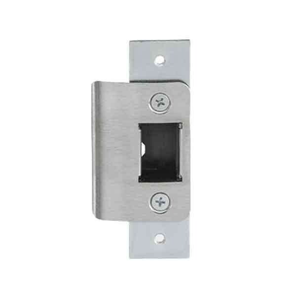 Adams Rite DL Flat W/ DUST Box And MOU PL Short DeadLatch Strike Mounting Plate Satin Stainless Stee - ADR-4902-01-630