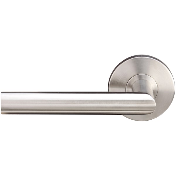 Inox RA105 Frankfurt w/MicroArmor Tubular Passage, 2-3/8" Backset, Satin S/S - RA105L461-32D-AM