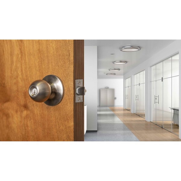 Trans Atlantic Co. Heavy Duty Stainless Steel Grade 1 Commercial Cylindrical Entry Door Knob with Lock - DL-HVB53-US32D