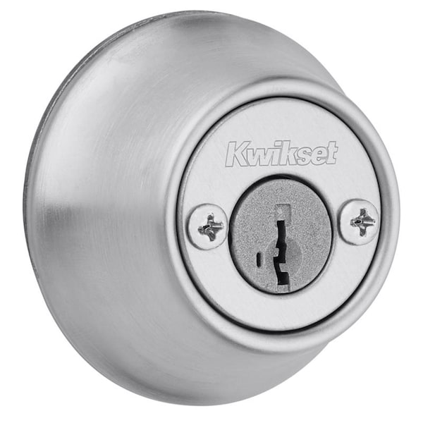 Kwikset Kwikset SmartKey Security Satin Chrome Metal Double Cylinder Deadbolt - 96650-511