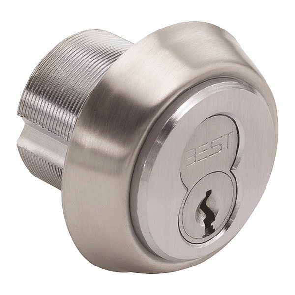 Best Std 1E Mortise Cylinder, C208 Cam, Satin Chrome - 1E74C208RP3626