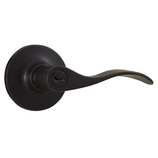 Weslock New Haven Entry Lock ADJ Latch and Full Lip Strike Oil Rubbed Bronze - 00240X1X1FR22