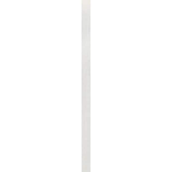 Ekena Millwork Round Top Gable Vent Non-Functional, PVC Gable Vent w/ 1" x 4" Flat Trim Frame, 18"W x 20"H - GVPRT18X2001DUN