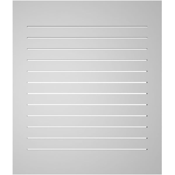 Ekena Millwork Vertical Surface Mount PVC Gable Vent: Functional, w/ 3-1/2"W x 1"P Standard Frame, 36"W x 42"H - GVPVE36X4201SF