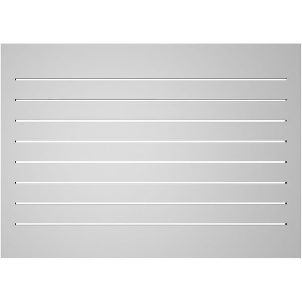 Ekena Millwork Vertical Surface Mount PVC Gable Vent: Functional, w/ 2"W x 2"P Brickmould Sill Frame, 42"W x 30"H - GVPVE42X3003SF