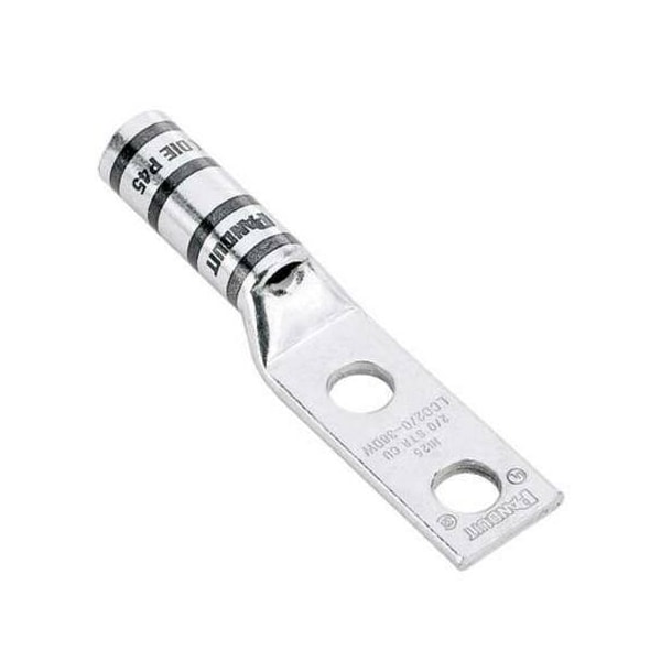 Panduit Lglug, 600mcm, 2hol, 1.75" Space, Wdw - LCC600-12W-6