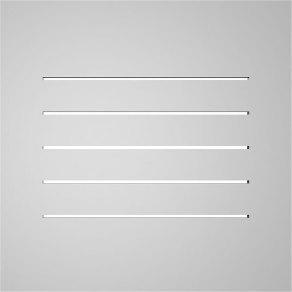 Ekena Millwork Vertical Surface Mount PVC Gable Vent: Functional, w/ 3-1/2"W x 1"P Standard Frame, 24"W x 24"H - GVPVE24X2401SF