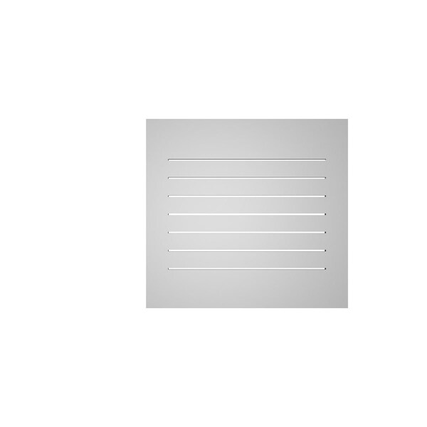 Ekena Millwork Vertical Surface Mount PVC Gable Vent: Functional, w/ 3-1/2"W x 1"P Standard Frame, 32"W x 30"H - GVPVE32X3001SF