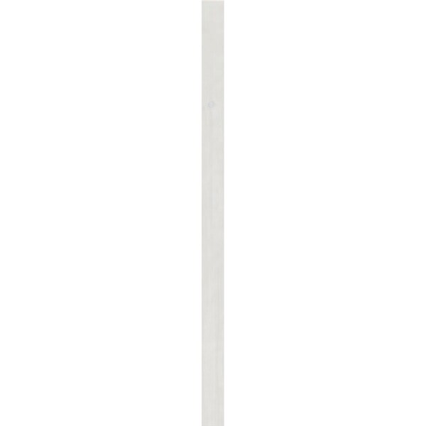 Ekena Millwork Quarter Round Top Right Non-Functional, PVC Gable Vent w/ 1" x 4" Flat Trim Frame, 10"W x 18"H - GVPQR10X1801DUN