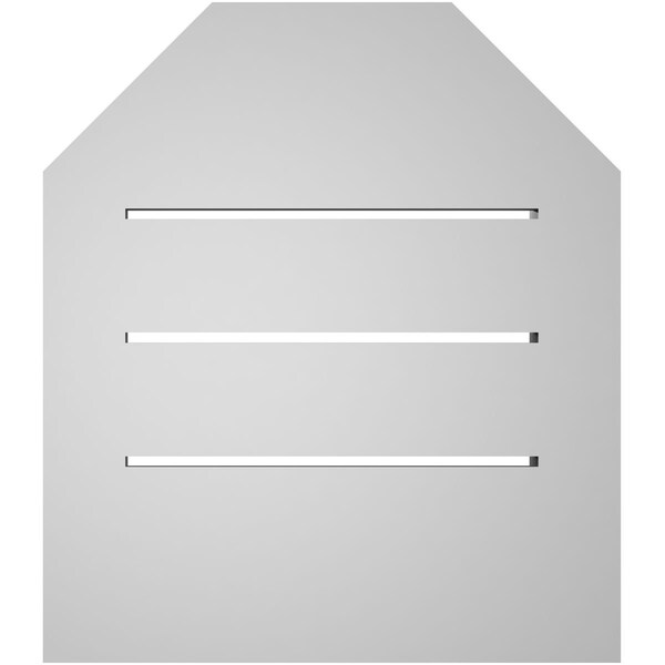 Ekena Millwork Octagonal Top Surface Mount PVC Gable Vent w/ 2"W x 1-1/2"P Brickmould Frame, 14"W x 16"H - GVPOT14X1602SF