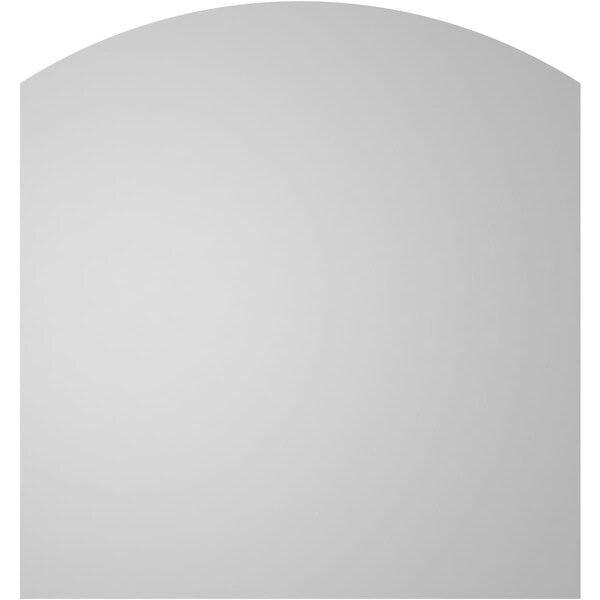 Ekena Millwork Arch Top Surface Mount PVC Gable Vent: Functional, w/ 2"W x 2"P Brickmould Sill Frame, 30"W x 32"H - GVPAR30X3203SF