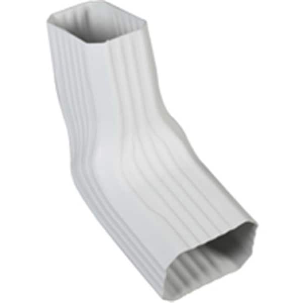 Amerimax Home Products Amerimax Home Products 37064 2 x 3 Vinyl Transition Elbow White - 2309169