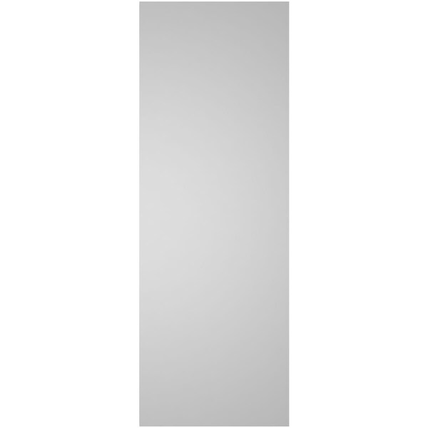 Ekena Millwork Vertical Surface Mount PVC Gable Vnt: Non-Functional, w/2"W x 1-1/2"H, Brickmould Frame, 12"W x 34"H - GVPVE12X3402SN
