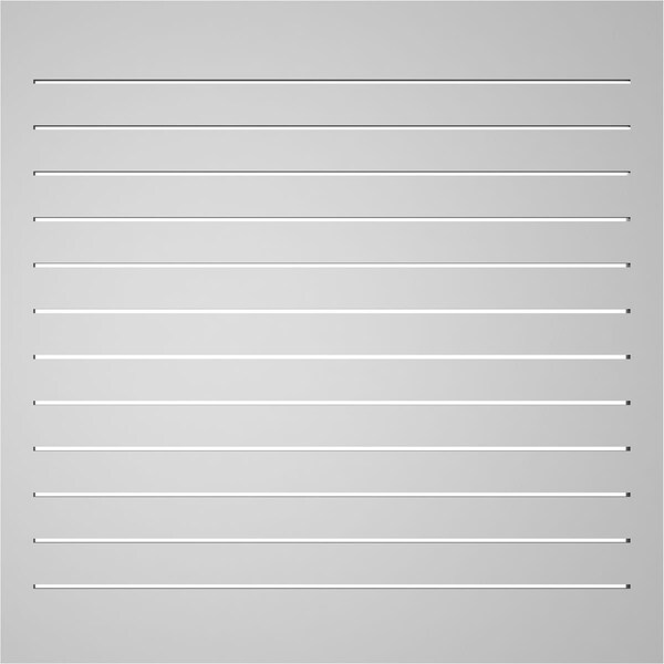 Ekena Millwork Vertical Surface Mount PVC Gable Vent: Functional, w/ 2"W x 1-1/2"P Brickmould Frame, 40"W x 40"H - GVPVE40X4002SF