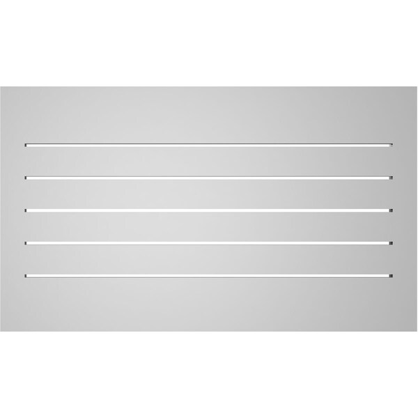 Ekena Millwork Vertical Surface Mount PVC Gable Vent: Functional, w/ 2"W x 1-1/2"P Brickmould Frame, 34"W x 20"H - GVPVE34X2002SF