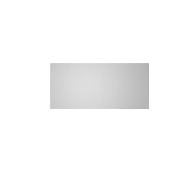 Ekena Millwork Vertical Surface Mount PVC Gable Vnt: Non-Functional, w/2"W x 1-1/2"H, Brickmould Frame, 26"W x 12"H - GVPVE26X1202SN
