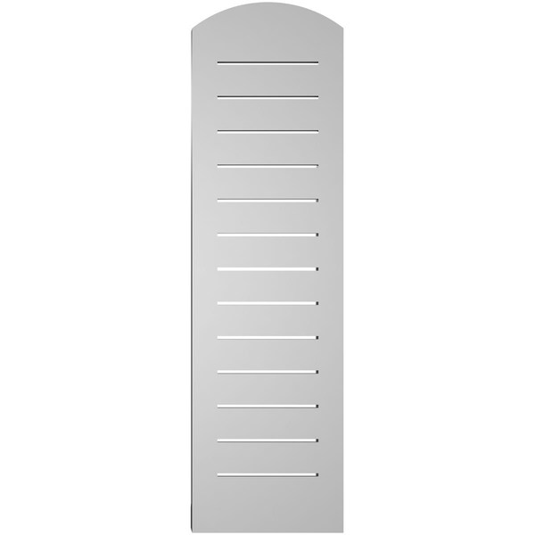 Ekena Millwork Arch Top Surface Mount PVC Gable Vent w/ 2"W x 2"P Brickmould Sill Frame, 12"W x 40"H - GVPAR12X4003SN
