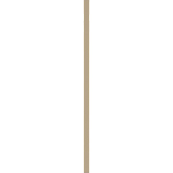 Ekena Millwork Timberthane Rustic Smooth Vertical Faux Wood Non-Functional Gable Vent, Primed Tan, 20"W x 27"H - GVURVE20X27DSMPR