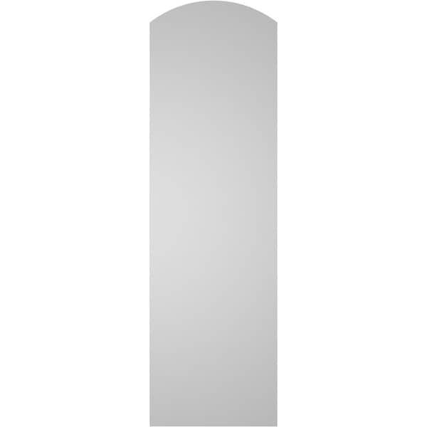 Ekena Millwork Arch Top Surface Mount PVC Gable Vent: Functional, w/ 3-1/2"W x 1"P Standard Frame, 12"W x 40"H - GVPAR12X4001SF