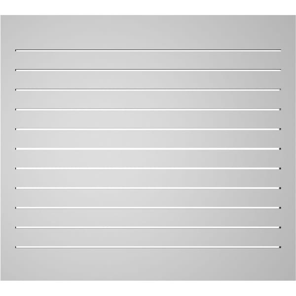 Ekena Millwork Vertical Surface Mount PVC Gable Vent: Functional, w/ 2"W x 1-1/2"P Brickmould Frame, 40"W x 36"H - GVPVE40X3602SF