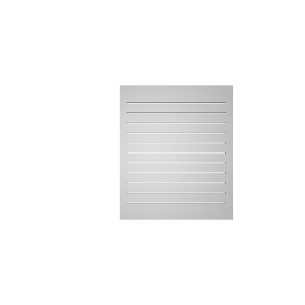 Ekena Millwork Vertical Surface Mount PVC Gable Vent: Functional, w/ 2"W x 2"P Brickmould Sill Frame, 32"W x 38"H - GVPVE32X3803SF