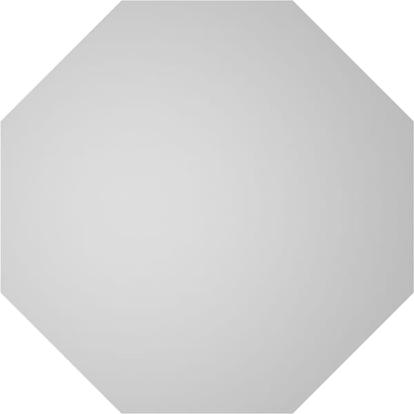 Ekena Millwork Octagonal Surface Mount PVC Gable Vent w/ 2"W x 2"P Brickmould Sill Frame, 36"W x 36"H - GVPOC36X3603SN
