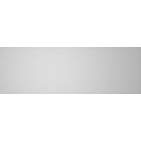 Ekena Millwork Vertical Surface Mount PVC Gable Vent: Non-Functional, w/3-1/2"W x 1"H, Standard Frame, 42"W x 14"H - GVPVE42X1401SN