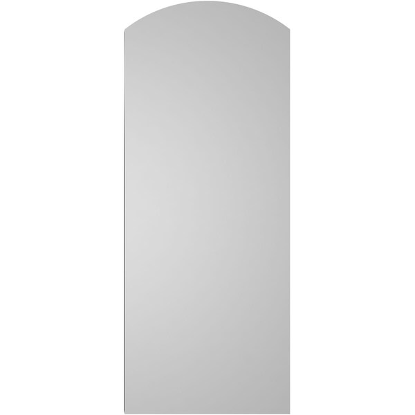 Ekena Millwork Arch Top Surface Mount PVC Gable Vent: Functional, w/ 2"W x 1-1/2"P Brickmould Frame, 12"W x 30"H - GVPAR12X3002SF