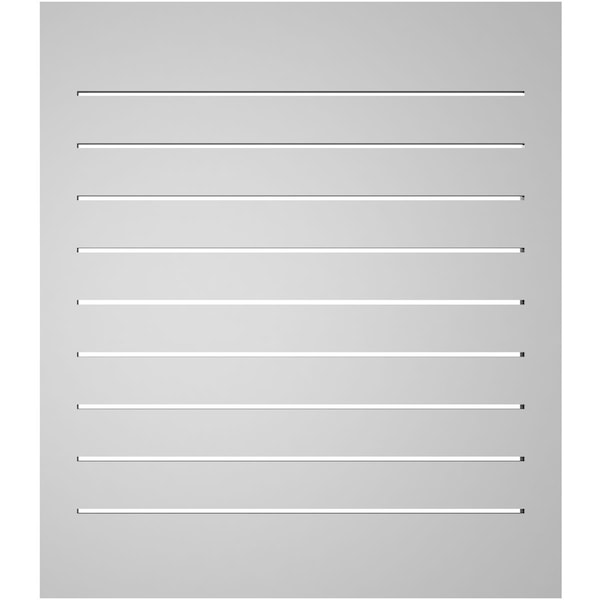Ekena Millwork Vertical Surface Mount PVC Gable Vent: Functional, w/ 2"W x 1-1/2"P Brickmould Frame, 28"W x 32"H - GVPVE28X3202SF