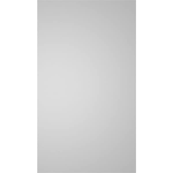 Ekena Millwork Vertical Surface Mount PVC Gable Vent w/ 2"W x 2"H , Brickmould Sill Frame, 24"W x 42"H - GVPVE24X4203SN