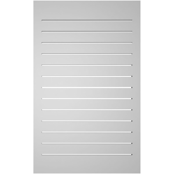 Ekena Millwork Vertical Surface Mount PVC Gable Vent: Functional, w/ 2"W x 1-1/2"P Brickmould Frame, 26"W x 42"H - GVPVE26X4202SF